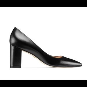 Stuart Weitzman Laney 75 Block-Heel Pumps